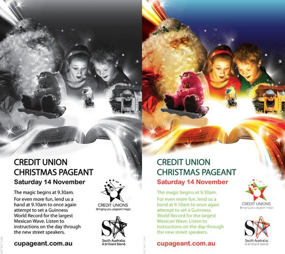 Credit Union Christmas Pageant Press Ads